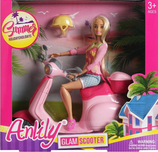 MASEN TOYS lutka na skuteru 32089