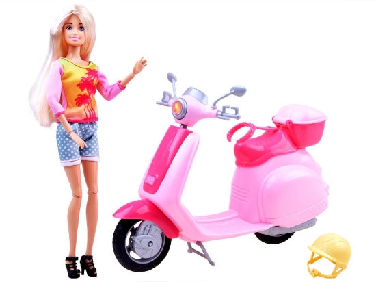 MASEN TOYS lutka na skuteru 32089