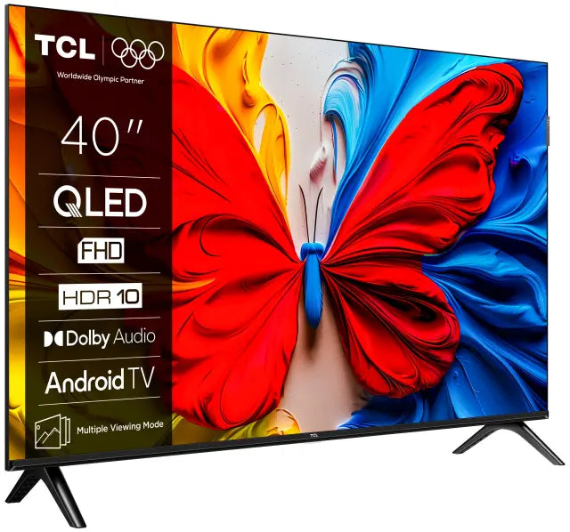 TV TCL 40S5K, 101.6cm (40"), QLED, FHD SMART TV, GOOGLE TV