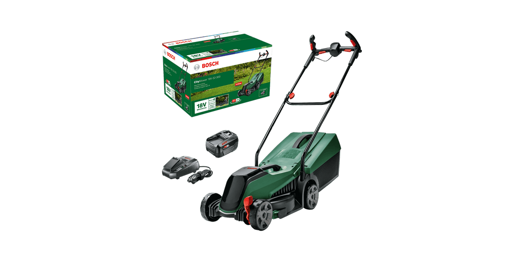 BOSCH aku kosilica citymower 18V-32-300 set sa akumulatorom i punjačem