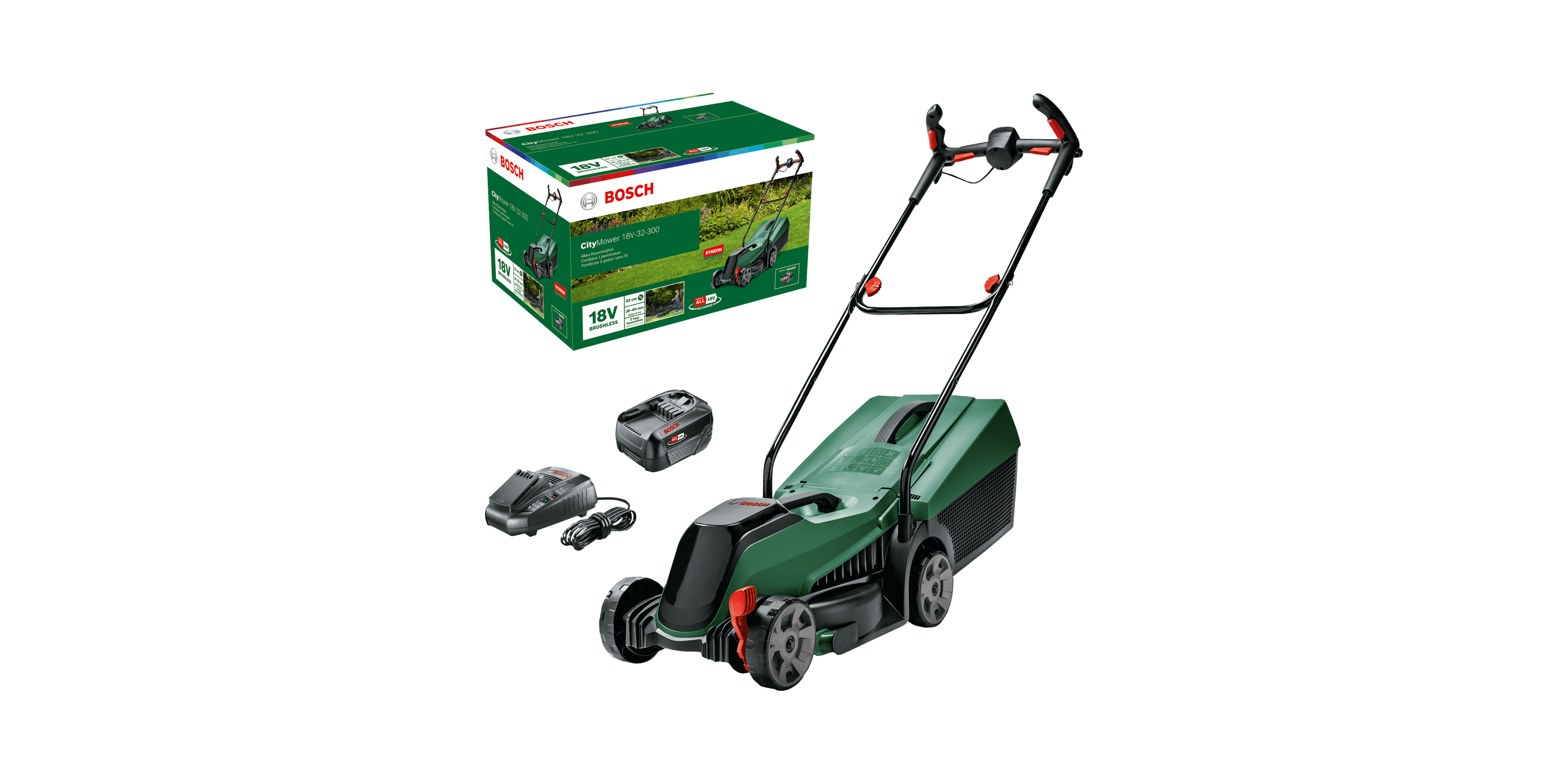 BOSCH aku kosilica citymower 18V-32-300 set sa akumulatorom i punjačem