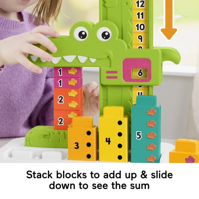 FISHER PRICE krokodil za slaganje, edukativna igra