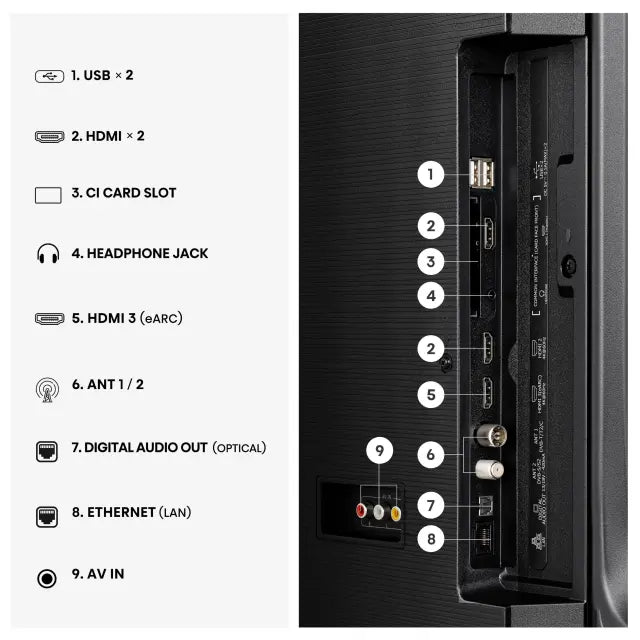 Televizor HISENSE 50E7S 2026, 126 cm (50"), Hi-QLED, 4K Ultra HD 60 Hz, Smart TV, VIDAA OS