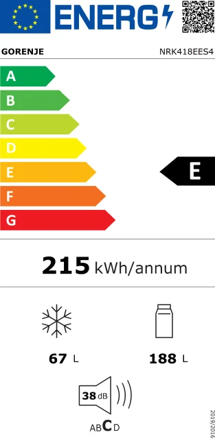 Hladnjak kombinirani Gorenje NRK418EES4