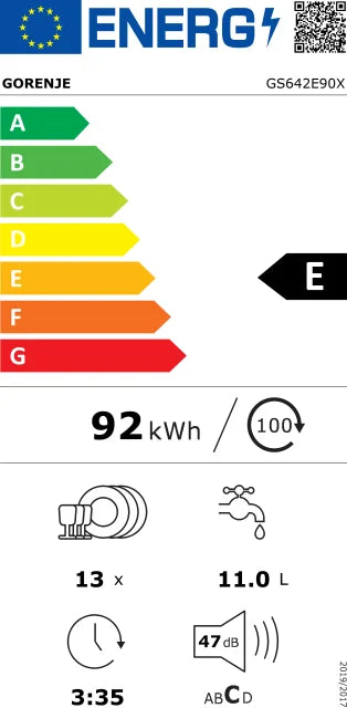 Perilica posuđa samostojeća 60cm Gorenje GS642E90X