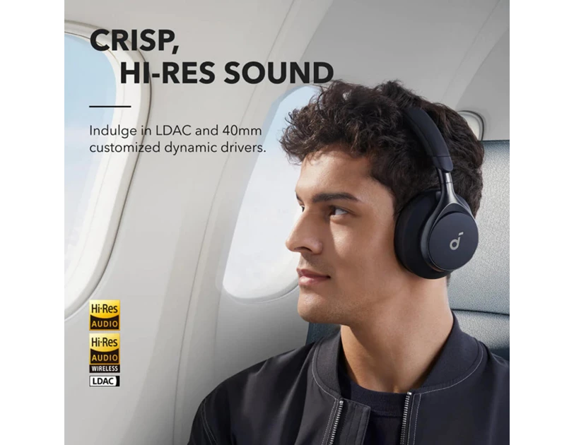 Anker Soundcore Space One naglavne bluetooth slušalice, crne, A3035G11