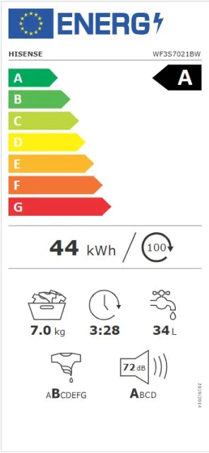 Perilica rublja slim Hisense WF3S7021BW