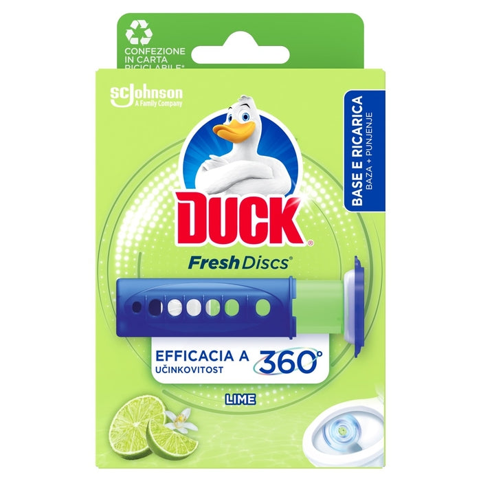 DUCK Fresh Discs Marine, gel za čišćenje i osvježavanje wc školjke, baza i punjenje, 36ml