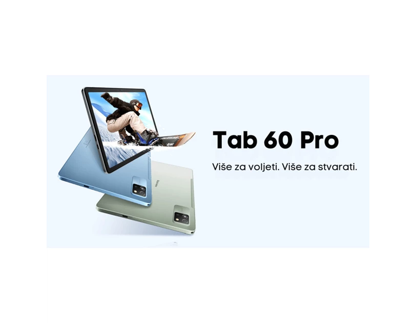 BLACKVIEW Tab 60 PRO 8/128 GB LTE, 10.1" HD (800x1280) IPS, 5MP/8MP, WiFi, DokeOS_P 4.0 + preklopna torbica, 3.5mm slušalice, bežična tipkovnica, bežičan miš, stylus olovka, s adapterom, sivi