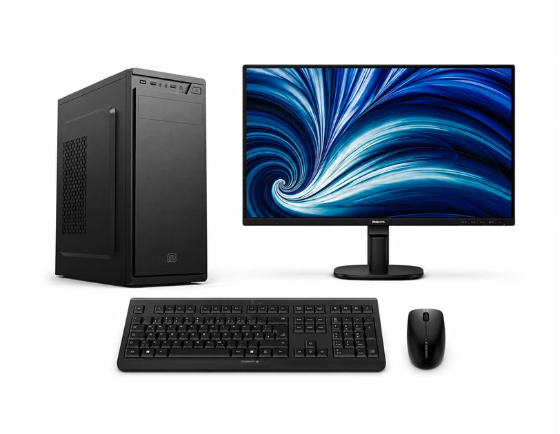 Cratos BTS Full Suit 1 - AMD Ryzen 3 3200G, 16GB DDR4, 512GB NVMe SSD, Radeon Graphics, Windows 11 Pro, tipkovnica/miš/monitor