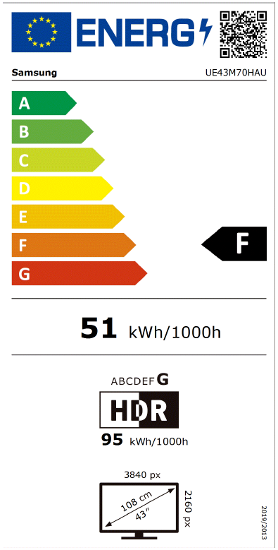 Televizor SAMSUNG UE43M70HAUXXH 2026, 109 cm (43"), Mini LED, 4K UHD, Smart TV, Tizen OS