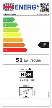 Televizor LG 43NU8E0B3LA 2026, 109,2 cm (43"), LED, 4K UHD, Smart TV, webOS