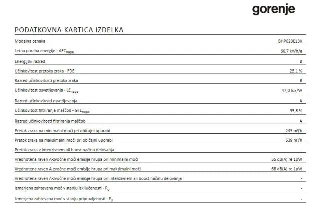 Gorenje BHP623E13X