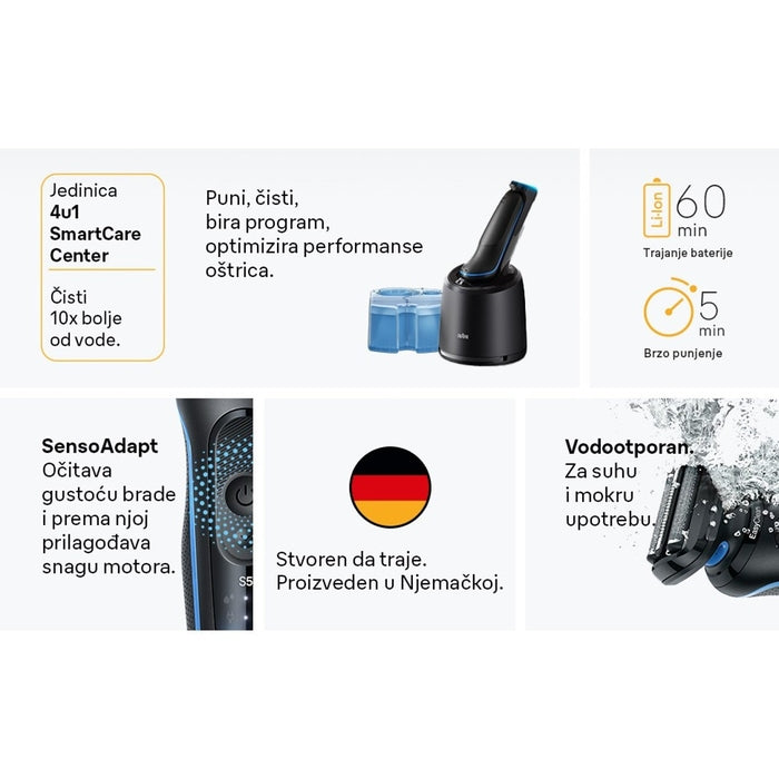 BRAUN SERIJA 5 52-B7000cc, brijaći aparat