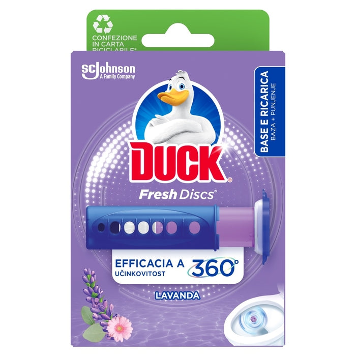 DUCK Fresh Discs Marine, gel za čišćenje i osvježavanje wc školjke, baza i punjenje, 36ml
