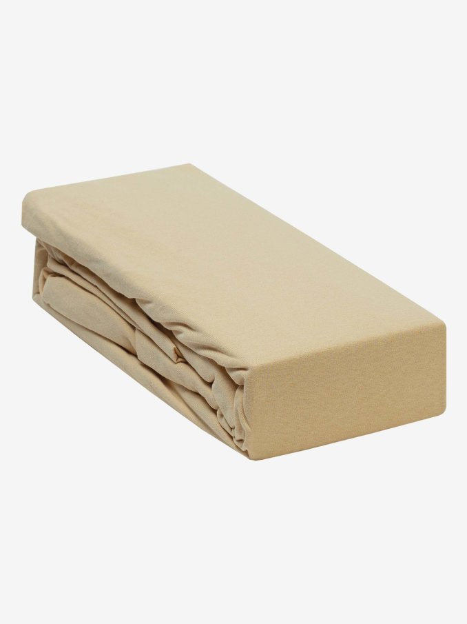 Plahta s gumicom Dalija Beige 100x200+30cm