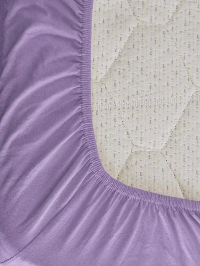 Plahta s gumicom Dalija Lilac 140x200+30cm