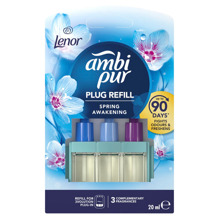 AMBI PUR 3VOLUTION, punjenje za električni aparat, Lenor Spring Awakening, 20 ml