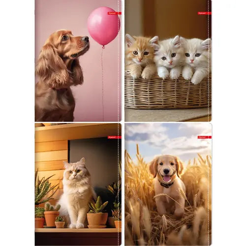 Bilježnica Ilijanum A4 70g 52L crte pets