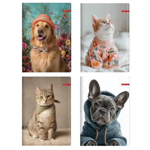 Bilježnica Ilijanum A4 70g 52L crte pets