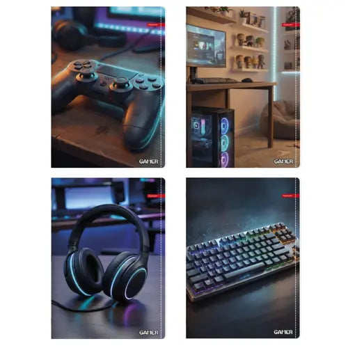 Bilježnica Ilijanum A4 70g 52L čista gamer