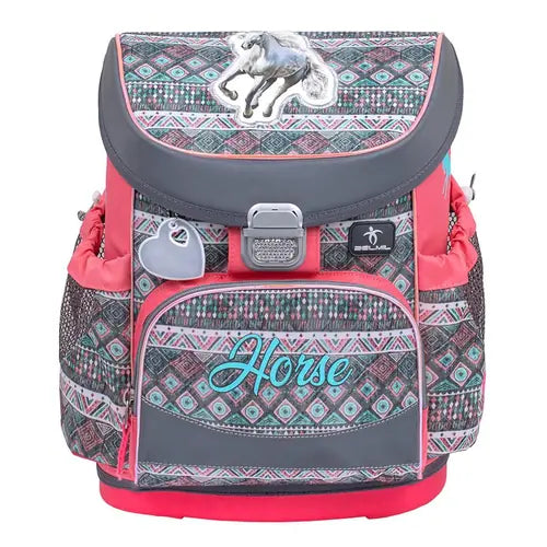 Torba školska Belmil mini-fit horse aruba blue 405-33/AG/PC-8 - ISPORUKA ODMAH!