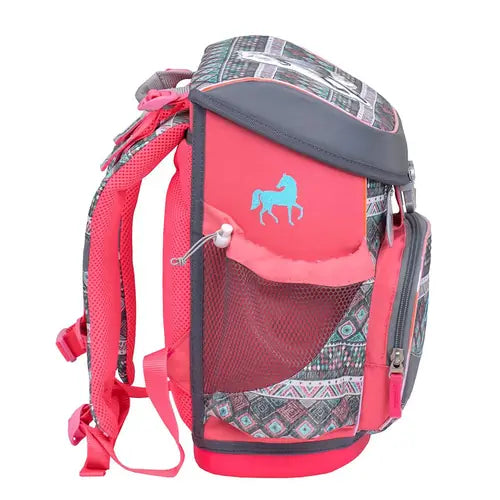 Torba školska Belmil mini-fit horse aruba blue 405-33/AG/PC-8 - ISPORUKA ODMAH!