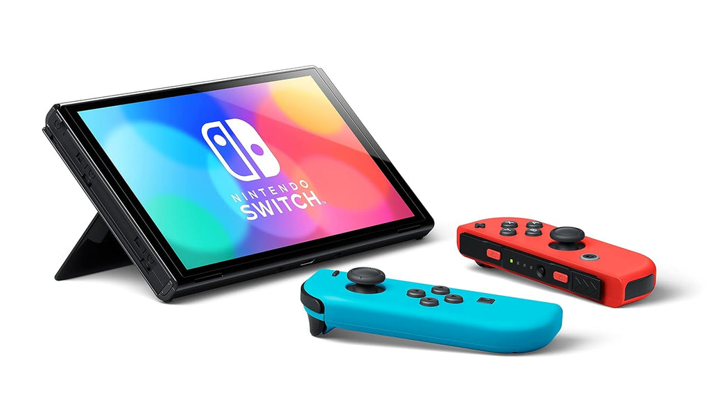 Nintendo Switch OLED Console - Red & Blue Joy-Con ADG
