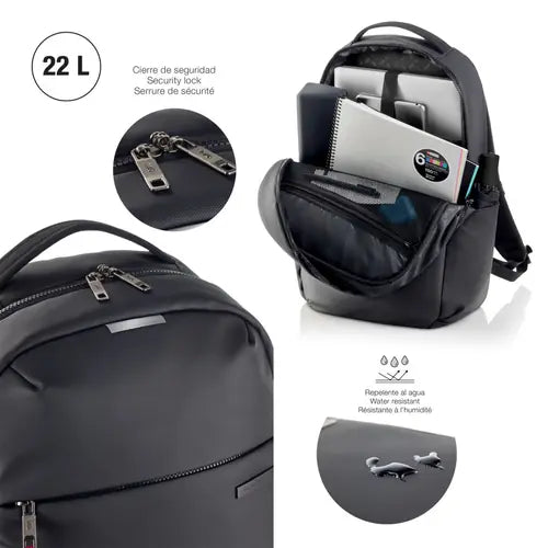 Ruksak za prijenosno računalo Miquelrius crna 16" M 38x46x13cm MR16980