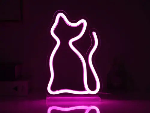 Lampa u obliku mačke iTotal LED ljubičasta XL2761E -30%