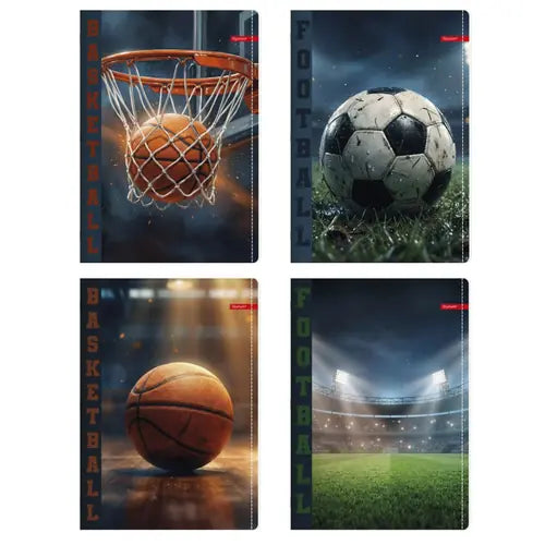 Bilježnica Ilijanum A4 70g 52L crte sport
