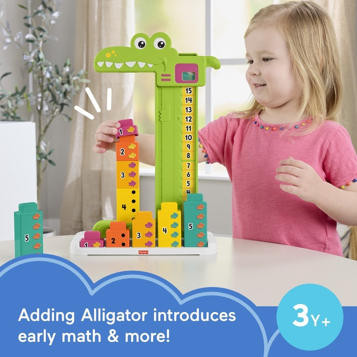 FISHER PRICE krokodil za slaganje, edukativna igra
