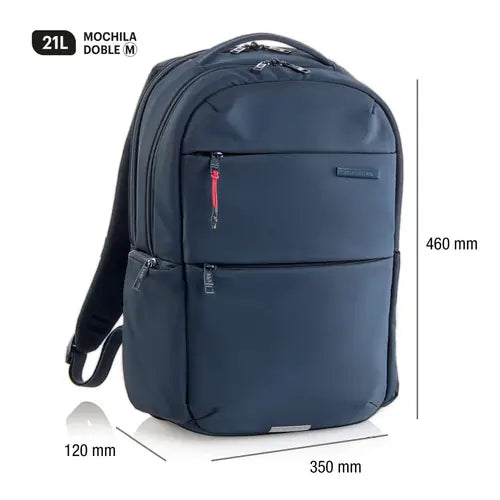 Ruksak za prijenosno računalo Miquelrius 2 odjeljka plavi 16" M 35x46x12cm 21L MR19565
