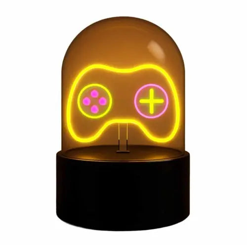 Lampa staklena kupola iTotal NEON-efekt LED rotirajuća Let’s Play XL3260