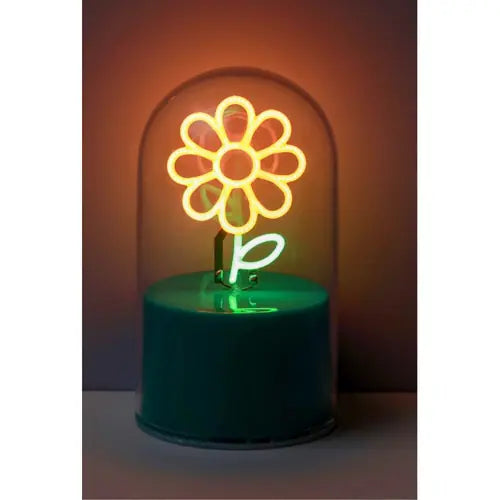 Lampa staklena kupola iTotal NEON-efekt LED Flower XL3255