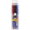 Set kemijskih olovaka Centrum gel piši briši (crvena, crna, plava) 0,5mm u PVC vrećici 3/1 80446