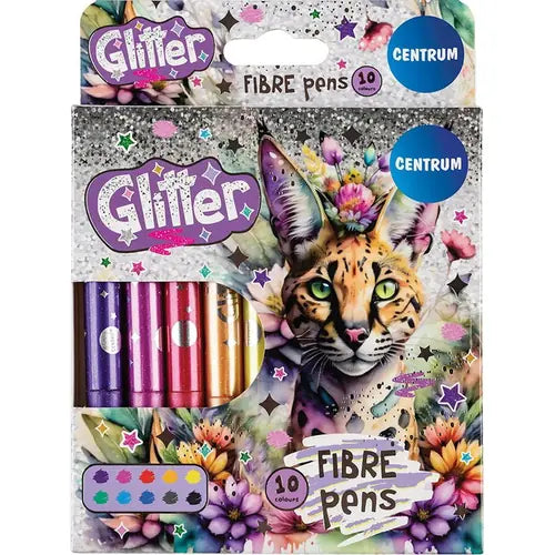 Flomasteri Centrum 10 boja Jumbo Glitter blister 10/1 81230
