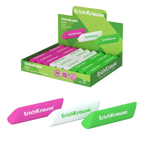Gumica ErichKrause Ergoline Prism sortirano