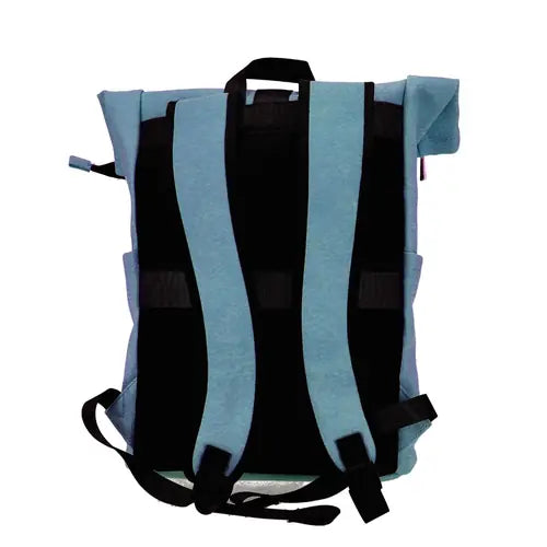 Ruksak Swiss Only s preklopnim (roll-top) zatvaranjem 29x12x42cm 16L nebesko plavi SO-123-SBLUE