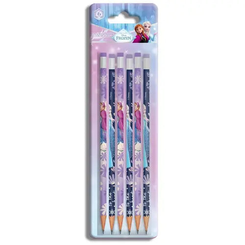 Olovka grafitna Frozen 2 s gumicom (blister 6kom) 564963, 5205698744440