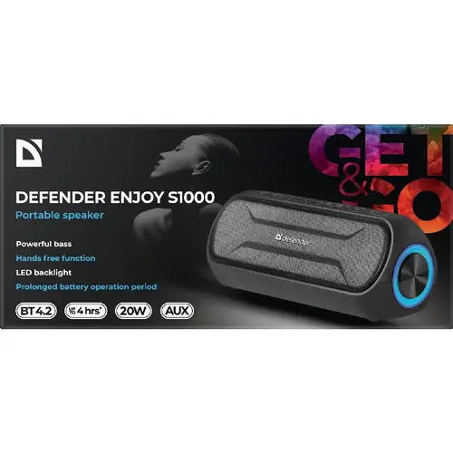 Prijenosni zvučnik Defender Enjoy S1000, BT/FM,USB/microSD, RMS 20W
