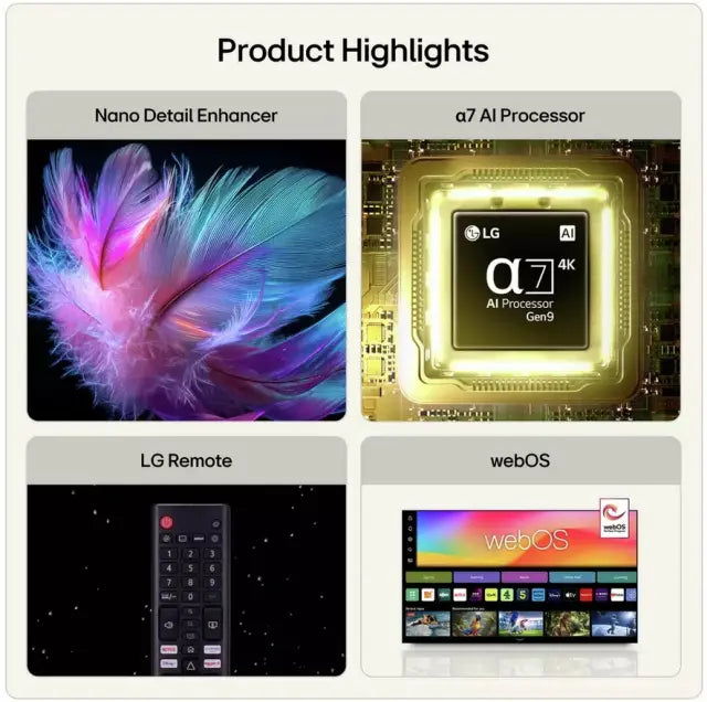 Televizor LG 43NU8E0B3LA 2026, 109,2 cm (43"), LED, 4K UHD, Smart TV, webOS