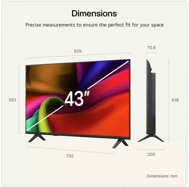 Televizor LG 43NU8E0B3LA 2026, 109,2 cm (43"), LED, 4K UHD, Smart TV, webOS