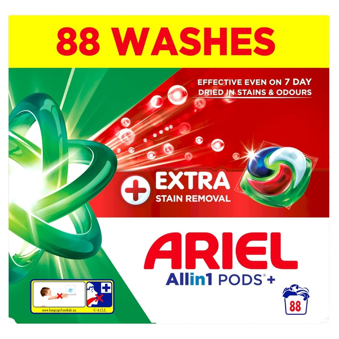 ARIEL +Extra Hygiene, kapsule za pranje rublja, 88 pranja