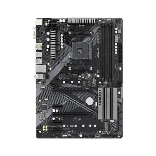 ASRock B450 Pro4 R2.0, AMD B450, AM4, DDR4, ATX, 90-MXBEE0-A0UAYZ