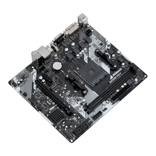 ASRock B450M-HDV R4.0, AMD B450, AM4, DDR4, mATX, 90-MXB9N0-A0UAYZ