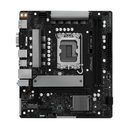 ASRock H810M-X, Intel H810, LGA 1851, DDR5, mATX, 90-MXBS4-A0UAYZ