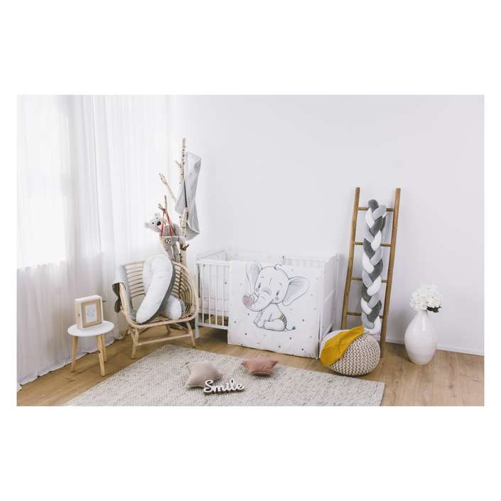 BUBABA BY FREEON posteljina 6 djelna zaigrani slonić 50023