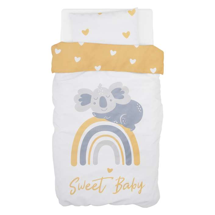 BUBABA BY FREEON posteljina 6 djelna žuta srca 50016