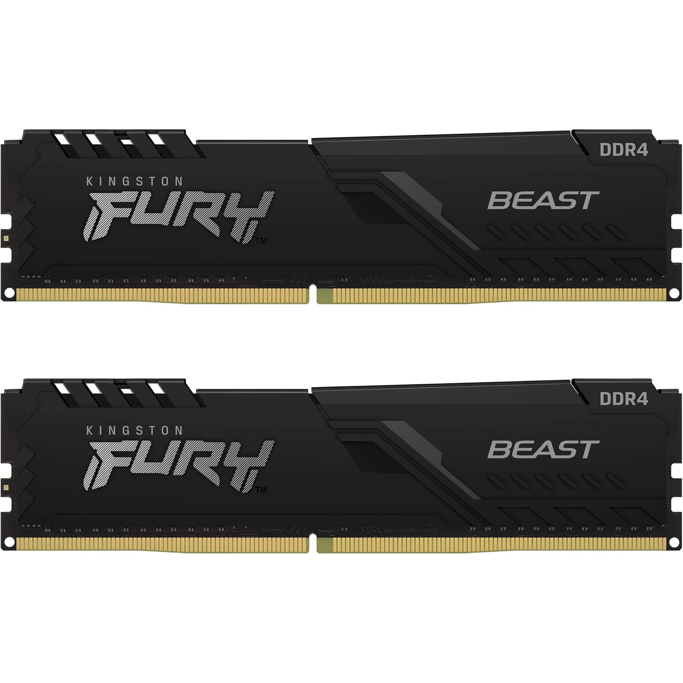DDR4 32GB (2x16) Kingston, 3200Mhz, CL16, Fury Beast Black, Intel XMP, KF432C16BBK2/32